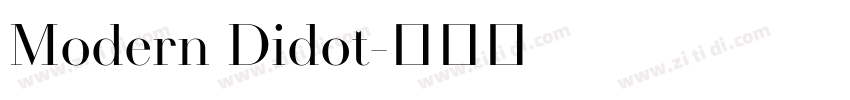 Modern Didot字体转换 Modern Didot字体转换